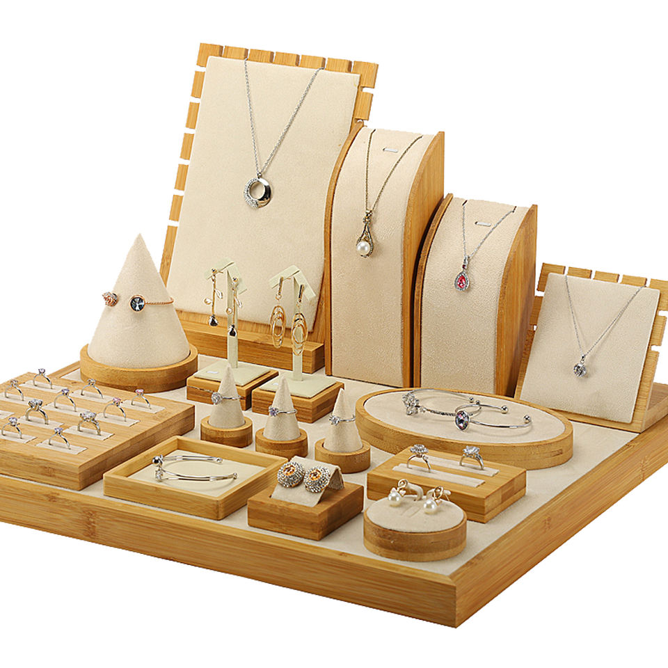 Rings, earrings,  necklaces, pendants, jewelry window display racks