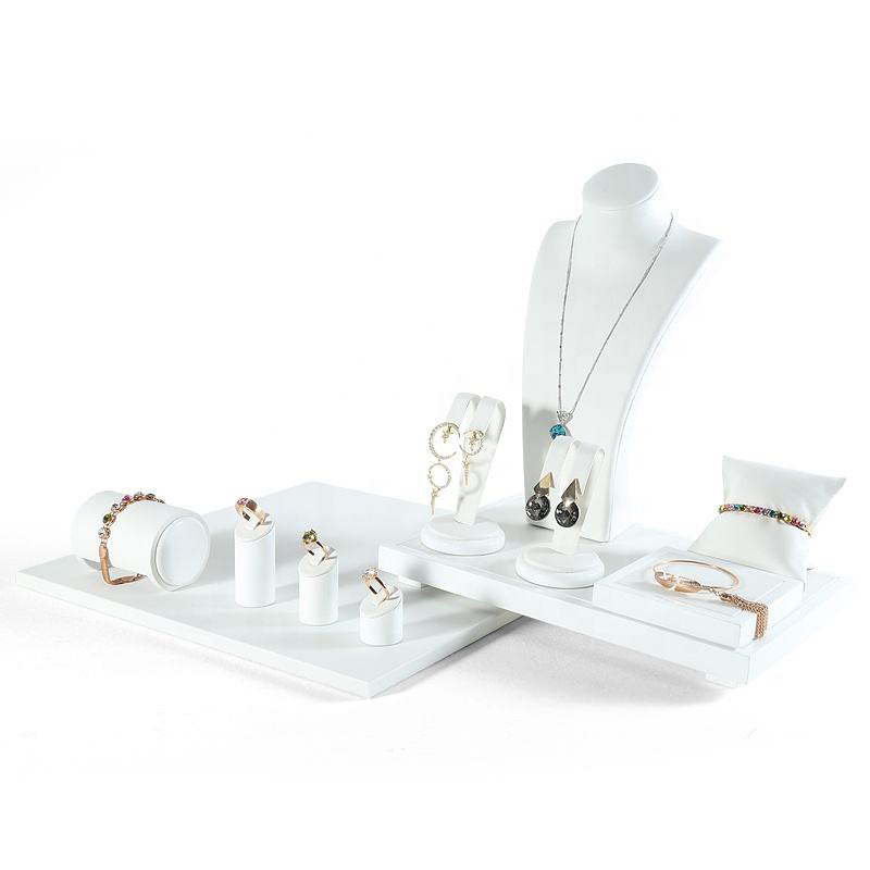 Rings, earrings,  necklaces, pendants, jewelry window display racks