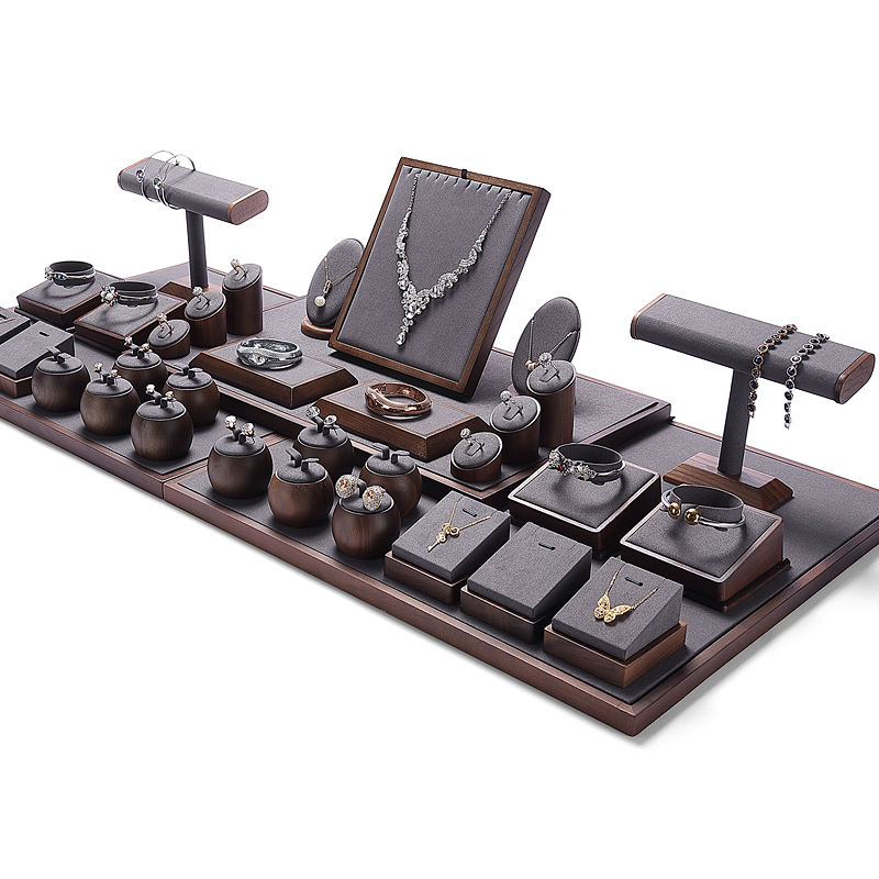 Rings, earrings,  necklaces, pendants, jewelry window display racks