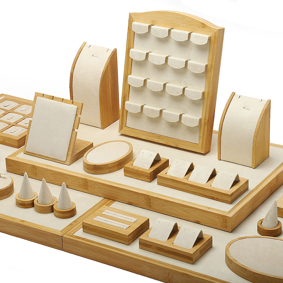 Rings, earrings,  necklaces, pendants, jewelry window display racks
