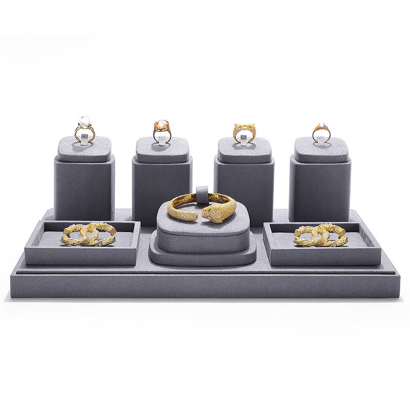 Rings, earrings,  necklaces, pendants, jewelry window display racks