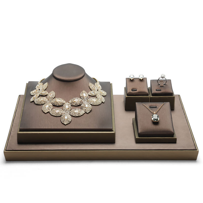 Rings, earrings,  necklaces, pendants, jewelry window display racks