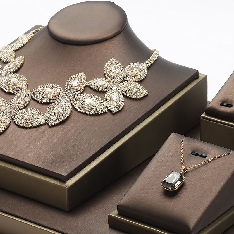 Rings, earrings,  necklaces, pendants, jewelry window display racks