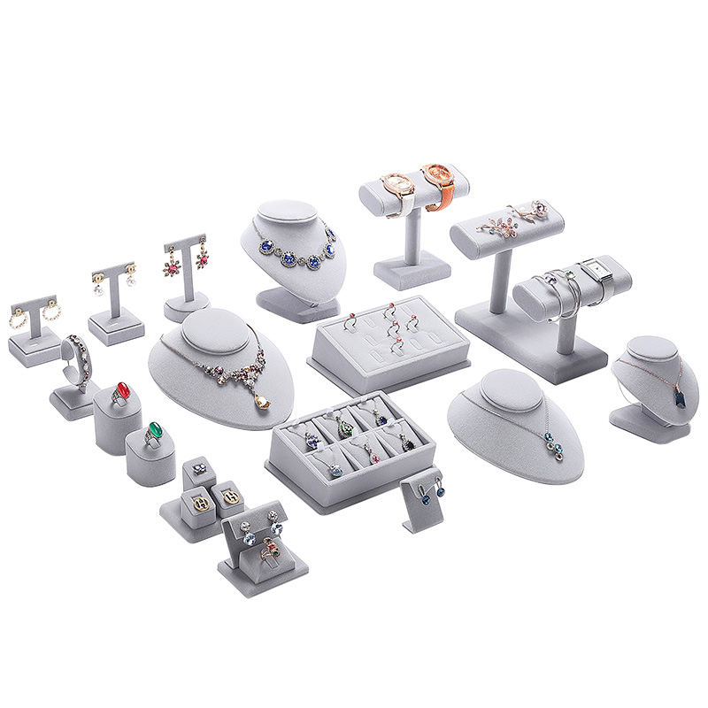 Rings, earrings,  necklaces, pendants, jewelry window display racks