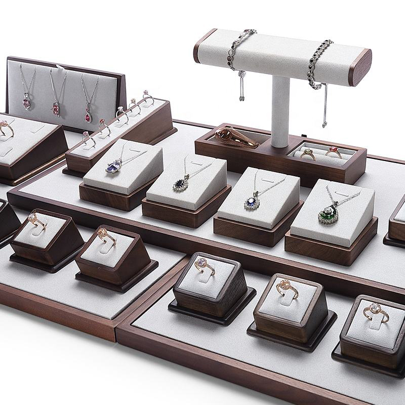 Rings, earrings,  necklaces, pendants, jewelry window display racks