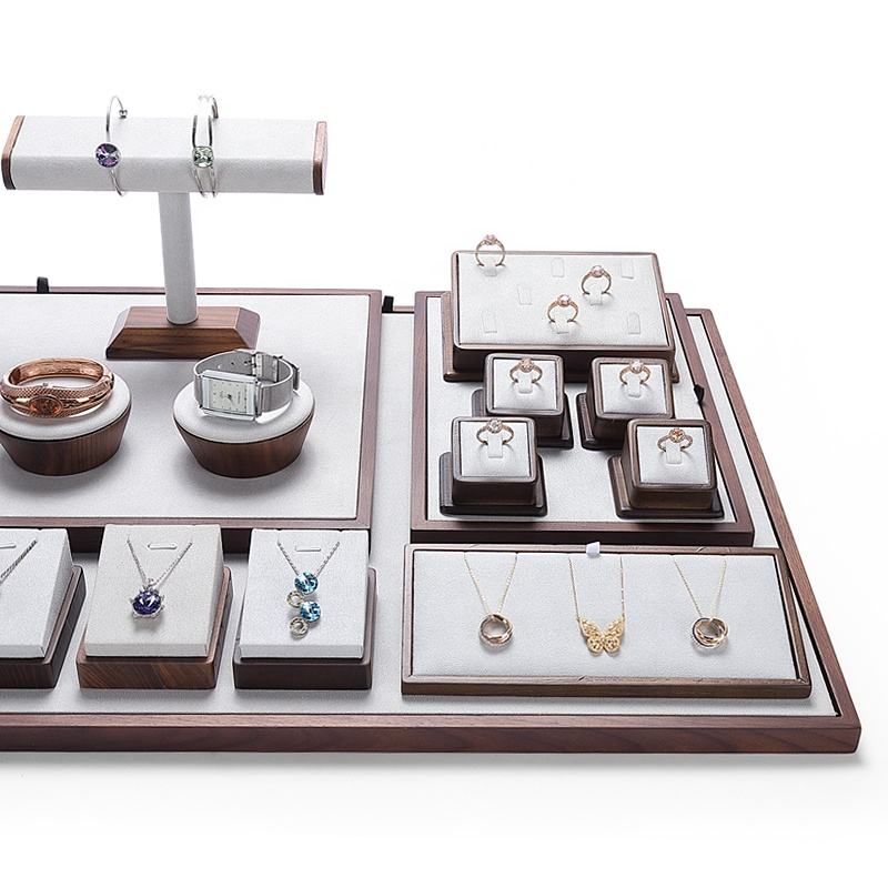 Rings, earrings,  necklaces, pendants, jewelry window display racks