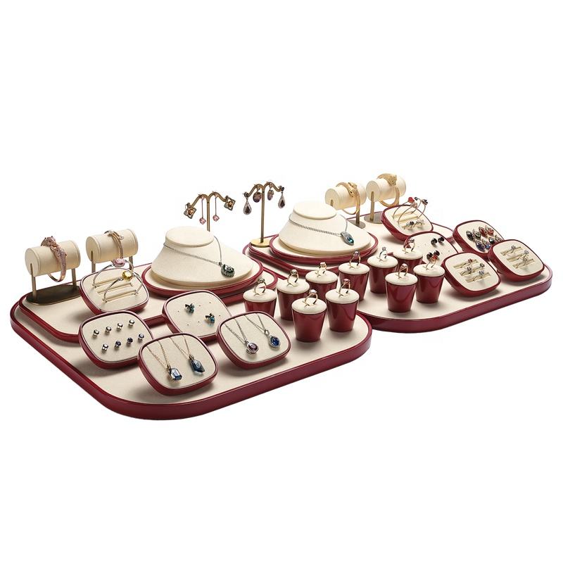Rings, earrings,  necklaces, pendants, jewelry window display racks
