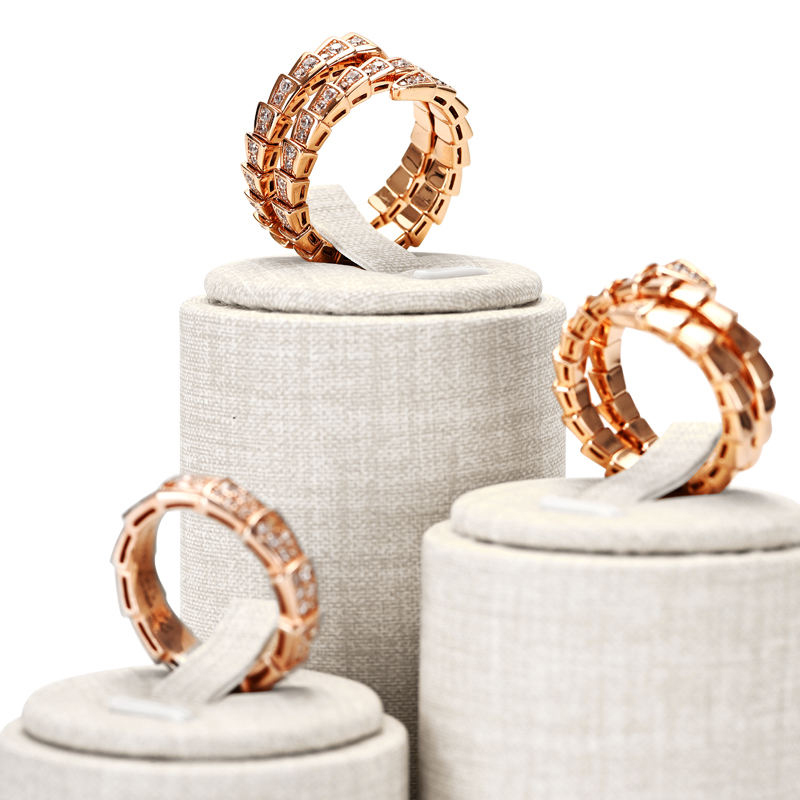 High-end display jewelry pieces