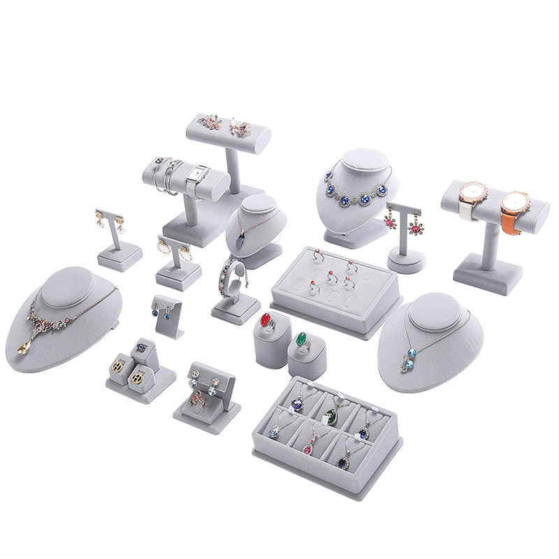 Rings, earrings,  necklaces, pendants, jewelry window display racks