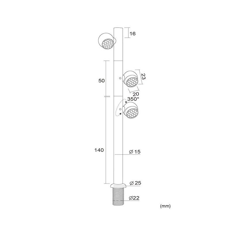 LED light / color temperature 3000k / 4100k / 6000k