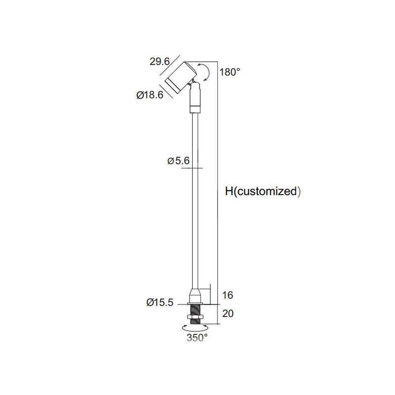 LED light / color temperature 2700-6000k