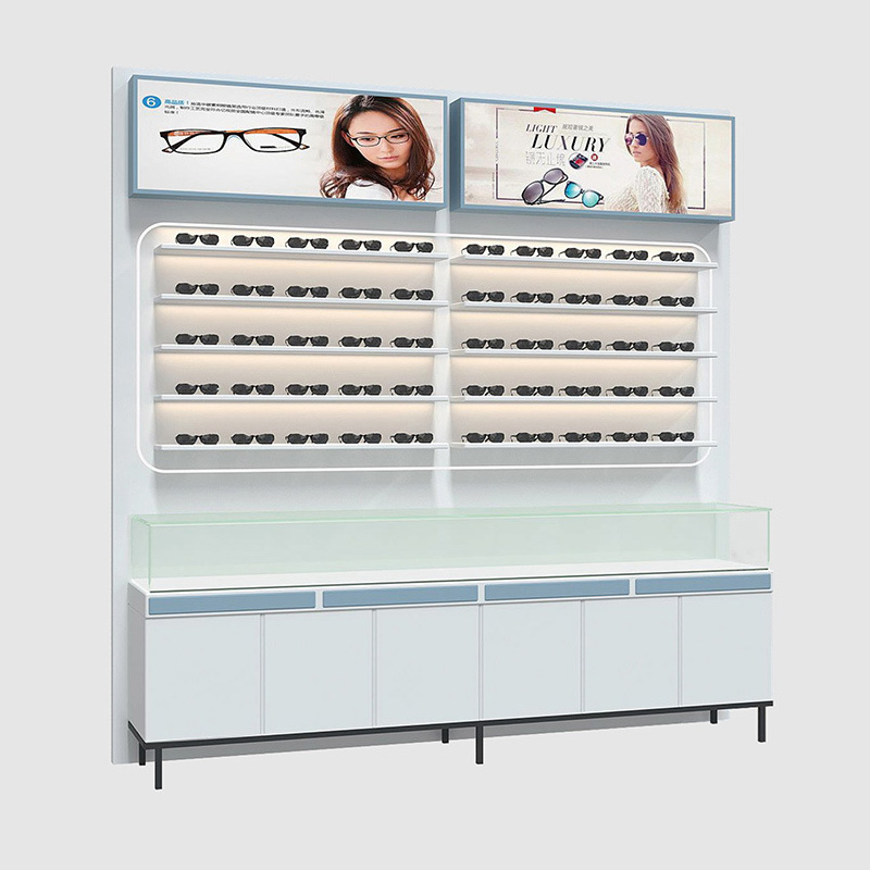 optical showcase or eyewear display cases