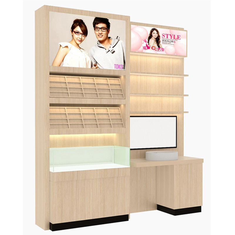 optical showcase or eyewear display cases