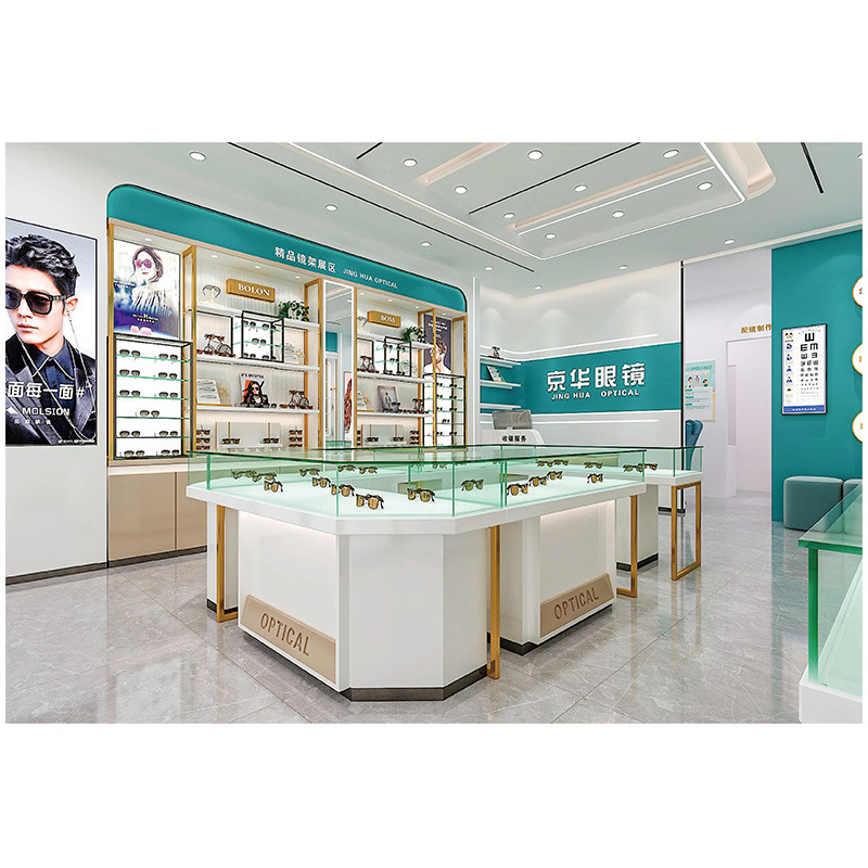 optical showcase or eyewear display cases