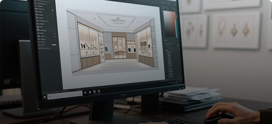 Research & Development of Custom Display Case Design