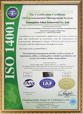 ISO 14oo1 Certification